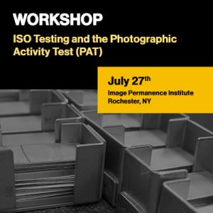 Workshop: ISO Testing and the Photographic Activity Test (PAT)